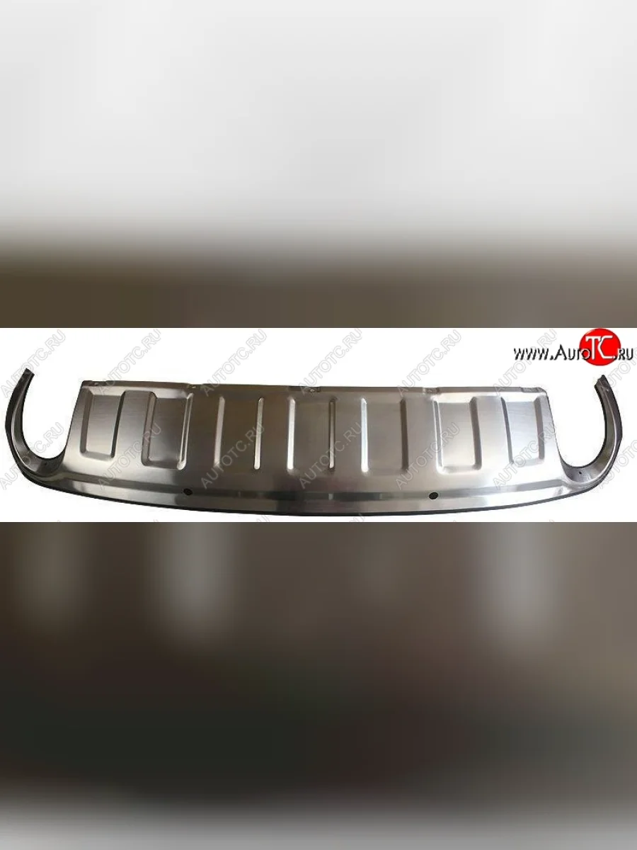 Накладка на задний бампер SuvStyle Audi Q7 4L дорестайлинг (2005-2009) (Неокрашенная)  с доставкой в г. Пермь