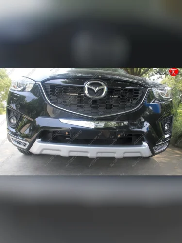Накладка на передний бампер SuvStyle Mazda CX-5 KE дорестайлинг (2011-2014)