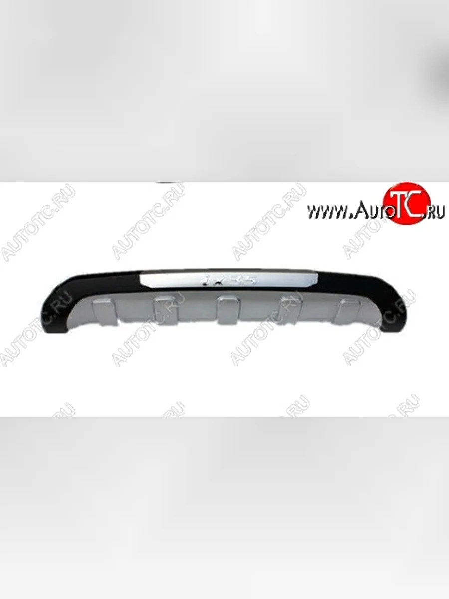 Диффузор на задний бампер SuvStyle Hyundai IX35 LM дорестайлинг (2009-2013) (Неокрашенная)  с доставкой в г. Керчь