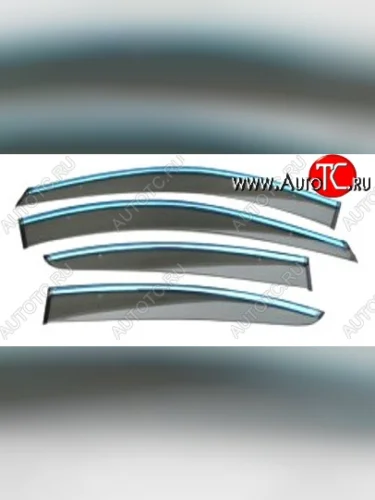 Дефлекторы боковых окон SuvStyle Hyundai Santa Fe CM дорестайлинг (2006-2009)
