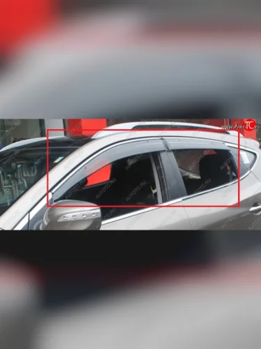 Дефлекторы окон (ветровики) SuvStyle Honda CR-V RE1,RE2,RE3,RE4,RE5,RE7 дорестайлинг (2007-2010)