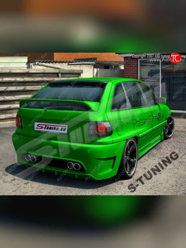 Задний бампер ST Opel Astra F седан рестайлинг (1994-1998)