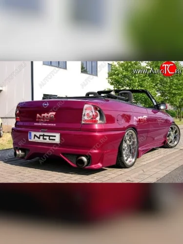 Задний бампер (кабриолет) NTC Opel Astra F седан рестайлинг (1994-1998)