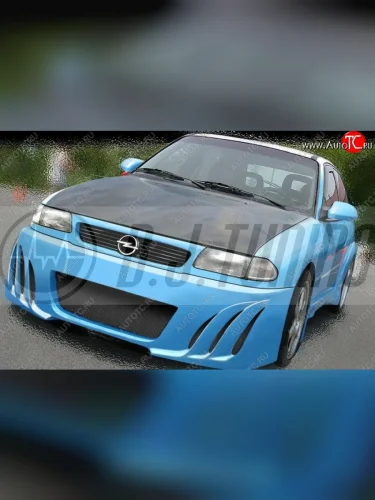 Передний бампер D.J.2 Opel Astra F седан рестайлинг (1994-1998)
