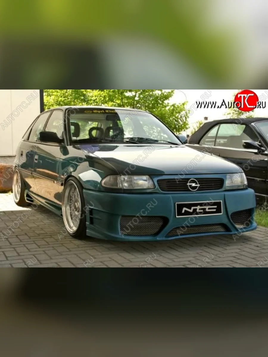 Передний бампер N1 Opel Astra F седан рестайлинг (1994-1998)  в Воронеже Воронежской области