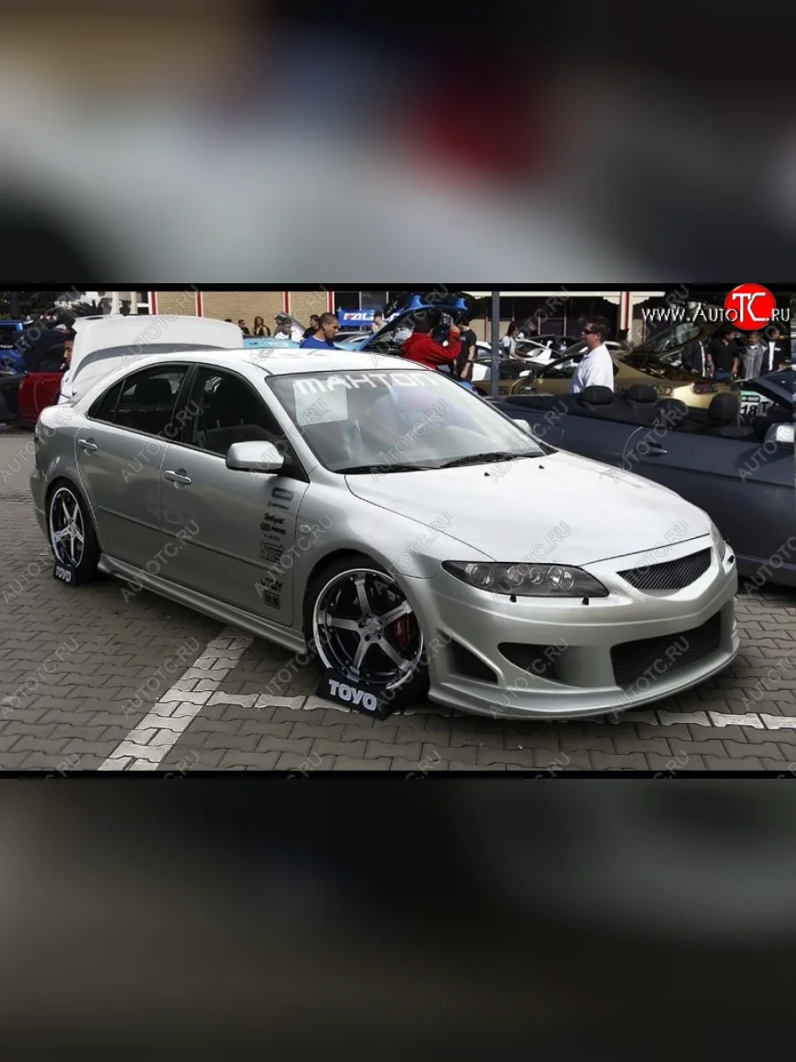 Передний бампер Weber Sport Mazda 6 GG седан дорестайлинг (2002-2005)  в Перми Пермском крае
