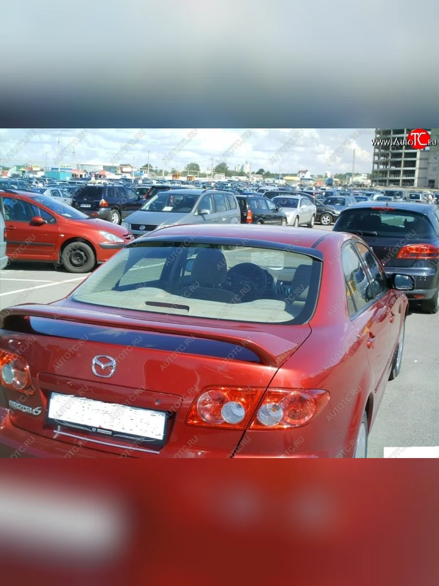 Козырёк на заднее стекло Jaguar Mazda 6 GG седан дорестайлинг (2002-2005)  в Керчи Республика Крым