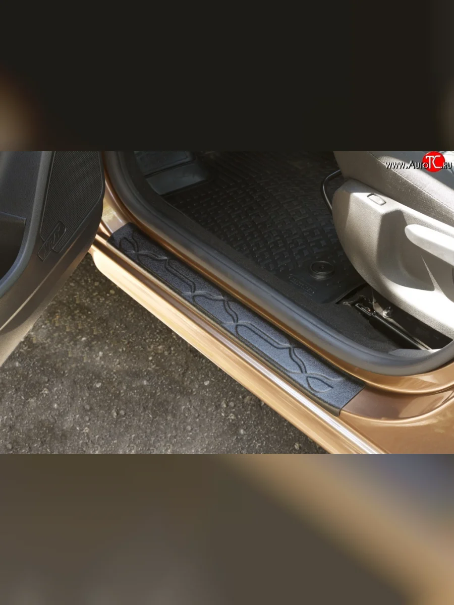 Накладки на внутренние порожки RA (комплект) Лада ВАЗ XRAY (2016-2022)  в Самаре Самарской области