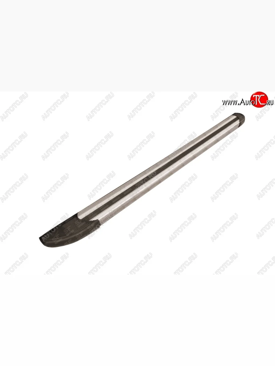 Алюминиевые пороги Slitkoff Luxe Silver SSANGYONG Kyron рестайлинг (2007-2016)  в Керчи Республика Крым