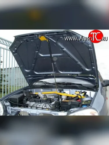 Упор капота Sport Chevrolet Lanos ( T100,  T150,  седан) (1997-2017), Daewoo Sense  Т100 (1997-2008), ЗАЗ Chance ( седан,  хэтчбэк) (2009-2017), ЗАЗ Sens ( седан,  хэтчбэк) (2007-2017)