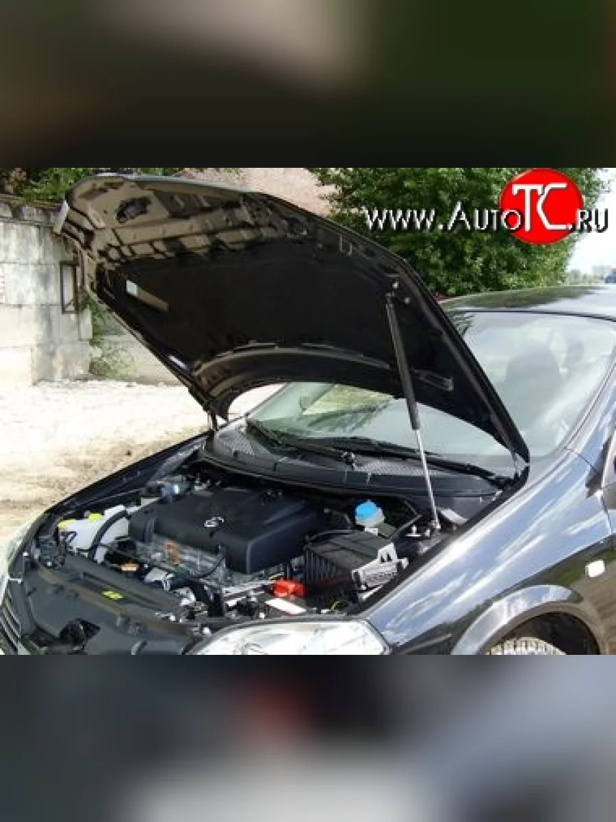 Упор капота Sport Nissan Primera 3 P12 седан (2001-2008) (с кронштейном)  в Перми Пермском крае