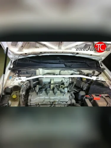 Растяжка передних стоек Sport. Nissan Almera Classic  B10 (2006-2013) седан