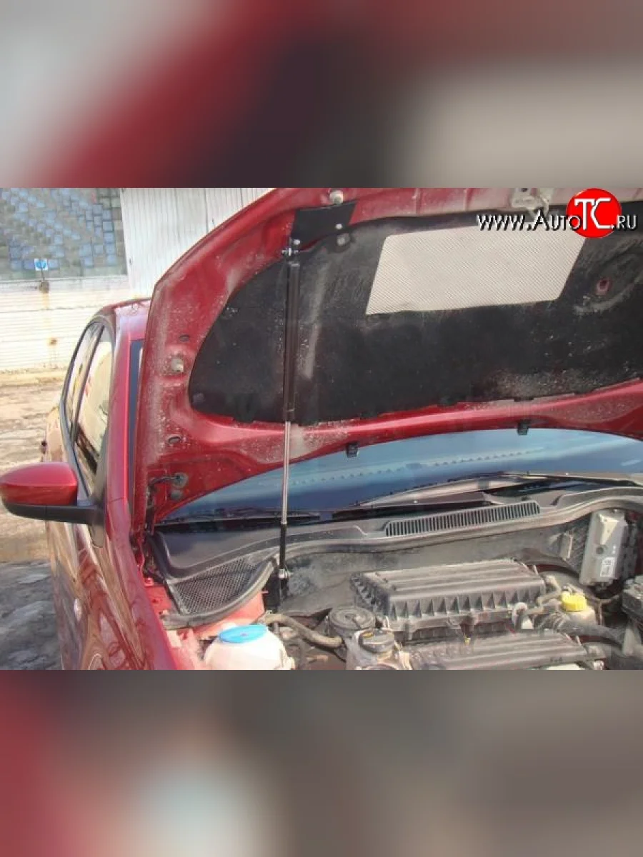 Упор капота Sport Volkswagen Polo Mk5 6R,6C,61 седан дорестайлинг (2009-2015)  в Воронеже Воронежской области