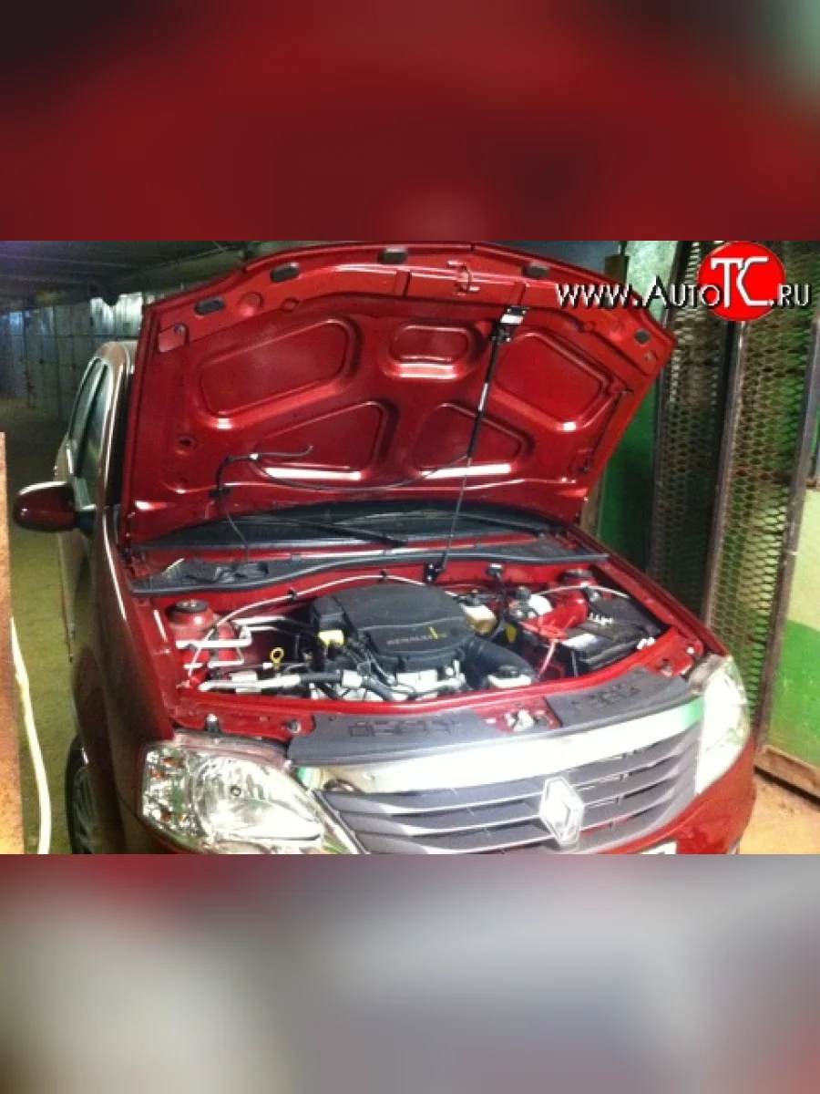 Упор капота Sport Renault Logan 1 дорестайлинг (2004-2010)  в Керчи Республика Крым