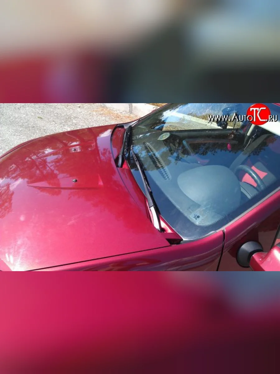 Обтекатель дворников Kart на автомобиль Renault Sandero 1 (2009-2014) (Неокрашенное)  в Керчи Республика Крым