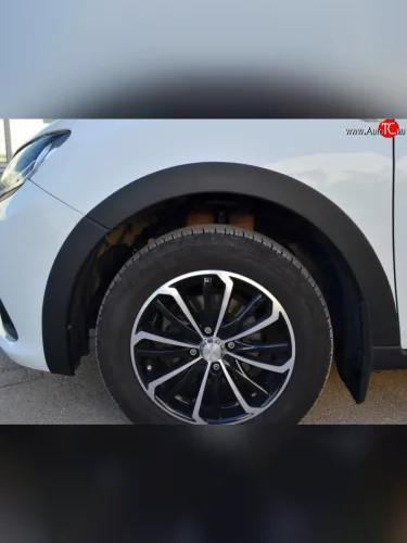 Комплект накладок на арки KART RS NEW Renault Sandero 2 дорестайлинг (2014-2018)