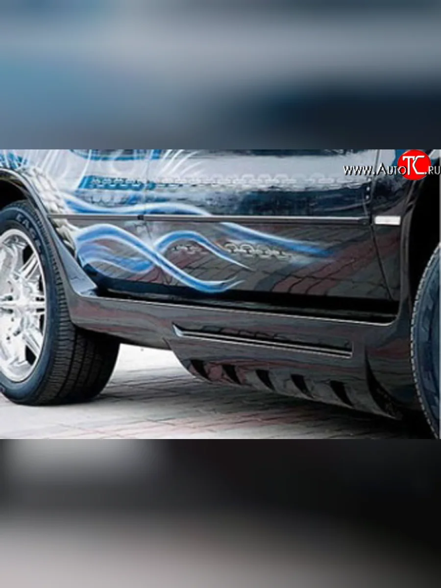 Пороги накладки с арками Тарантул BMW X5 E53 дорестайлинг (1999-2003) (Неокрашенные)  в Самаре Самарской области