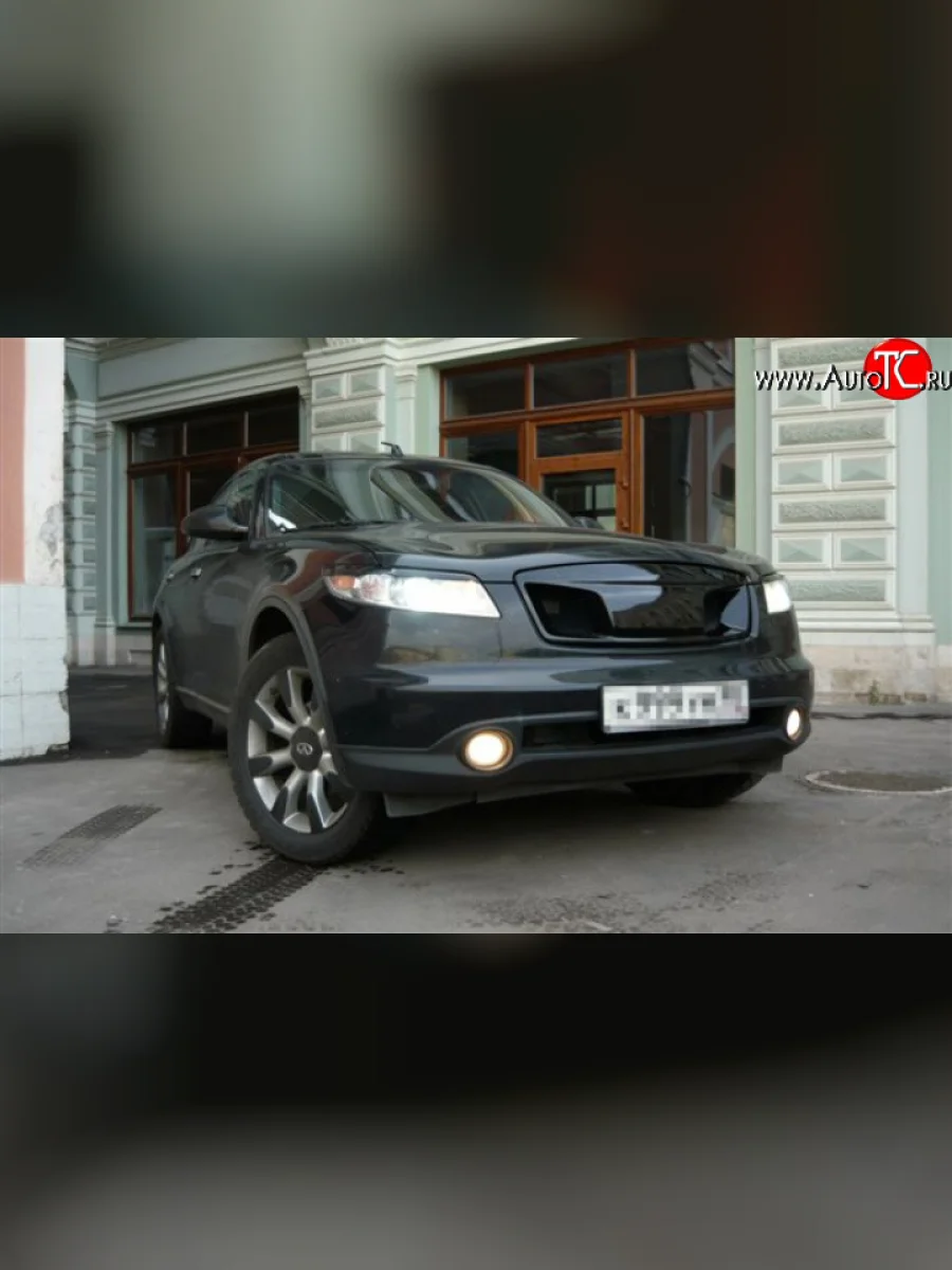 Решётка радиатора Devil INFINITI FX35 S50 дорестайлинг (2002-2005) (Неокрашенная)  в Керчи Республика Крым