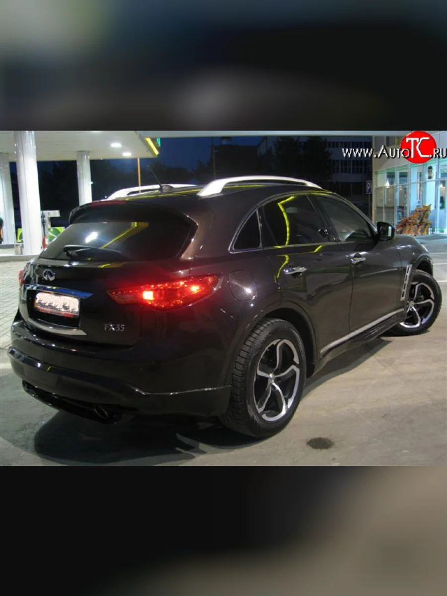 Накладка заднего бампера Diablo INFINITI FX50 S51 дорестайлинг (2008-2011) (Неокрашенная)  в Керчи Республика Крым