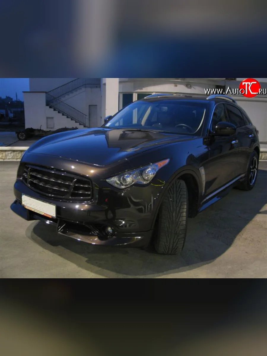Пороги накладки Diablo INFINITI FX50 S51 дорестайлинг (2008-2011) (Неокрашенные)  в Керчи Республика Крым