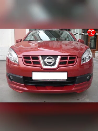 Накладка переднего бампера Городская Легенда Nissan Qashqai 1 J10 дорестайлинг (2007-2010)