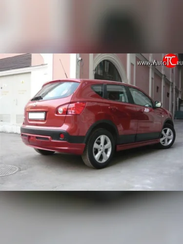 Накладка заднего бампера Городская Легенда Nissan Qashqai 1 J10 рестайлинг (2010-2013)
