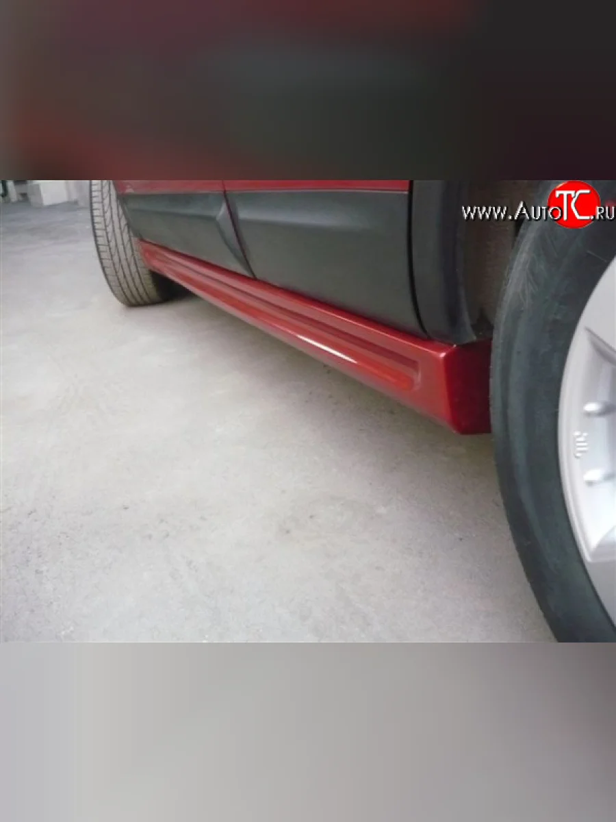 Пороги накладки Городская Легенда Nissan Qashqai 1 J10 рестайлинг (2010-2013) (Неокрашенные)  в Самаре Самарской области