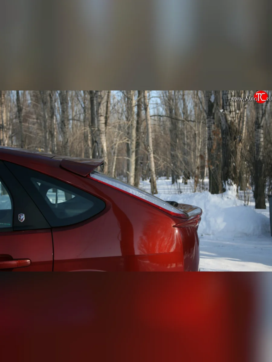 Спойлер AutoTC, очищающий заднее стекло Ford Focus 2 хэтчбэк 5 дв. рестайлинг (2007-2011) (Неокрашенный)  в Керчи Республика Крым