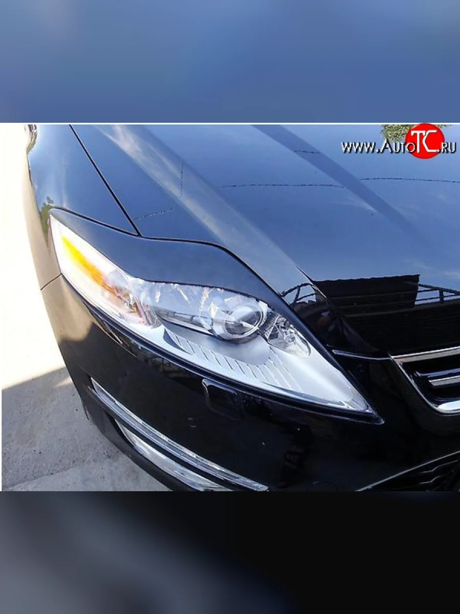 Реснички M-VRS на фары Ford Mondeo Mk4,BD дорестайлинг, седан (2007-2010) (Неокрашенные)  в Керчи Республика Крым