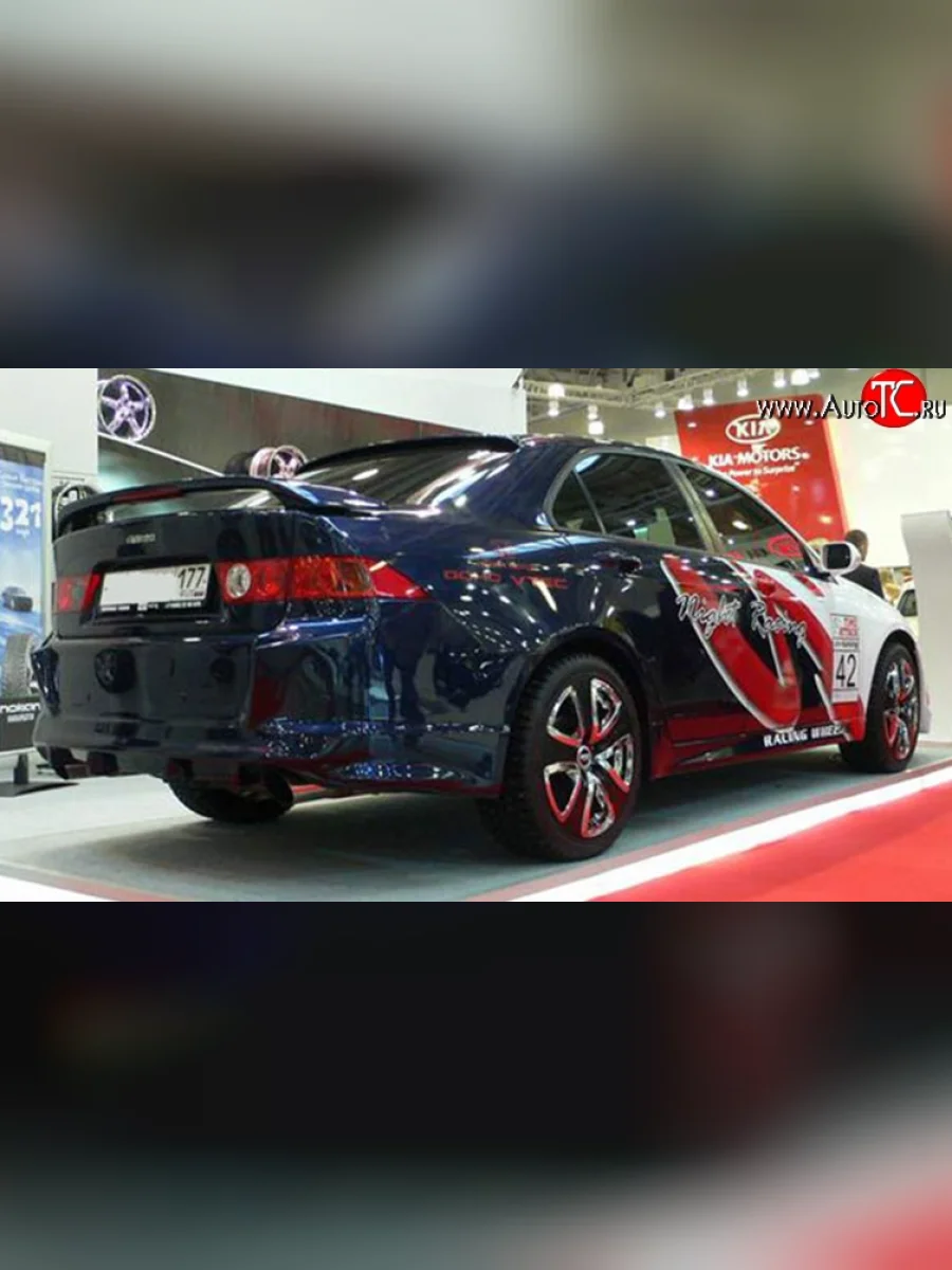 Задний бампер Night-Racing Honda Accord 7 CL седан дорестайлинг (2002-2005) (Неокрашенный)  в Керчи Республика Крым