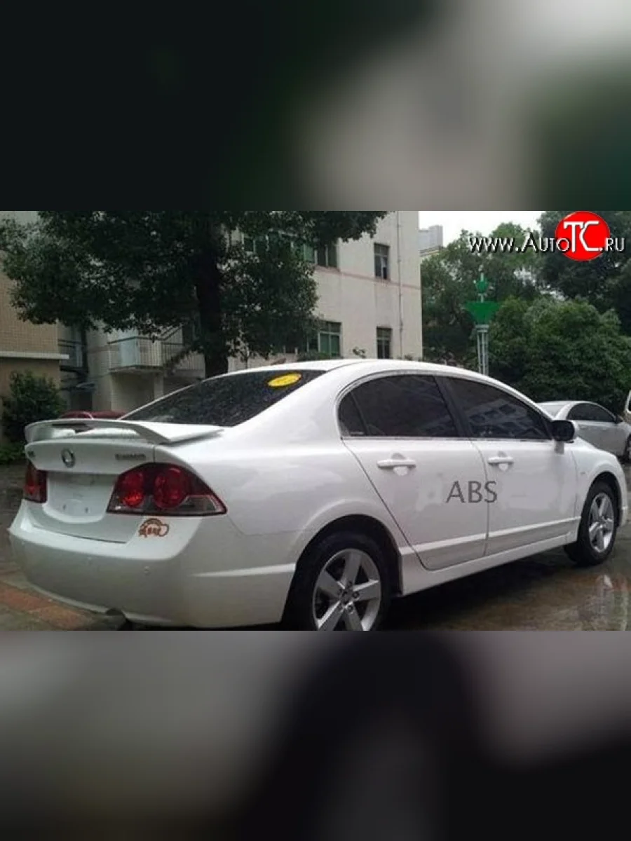 Спойлер M-VRS Honda Civic FD седан дорестайлинг (2005-2008) (Неокрашенный)  в Самаре Самарской области