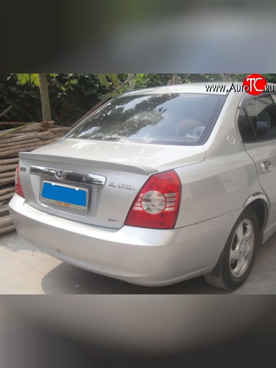 Лип спойлер M-VRS Hyundai Elantra XD седан дорестайлинг (2000-2003) (Неокрашенный)  в Воронеже Воронежской области