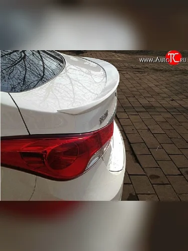 Лип спойлер M-VRS Hyundai Elantra MD рестайлинг (2013-2016)