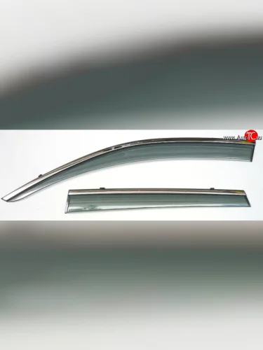 Ветровики Artway с металлизированым молдингом Hyundai IX35 LM дорестайлинг (2009-2013)