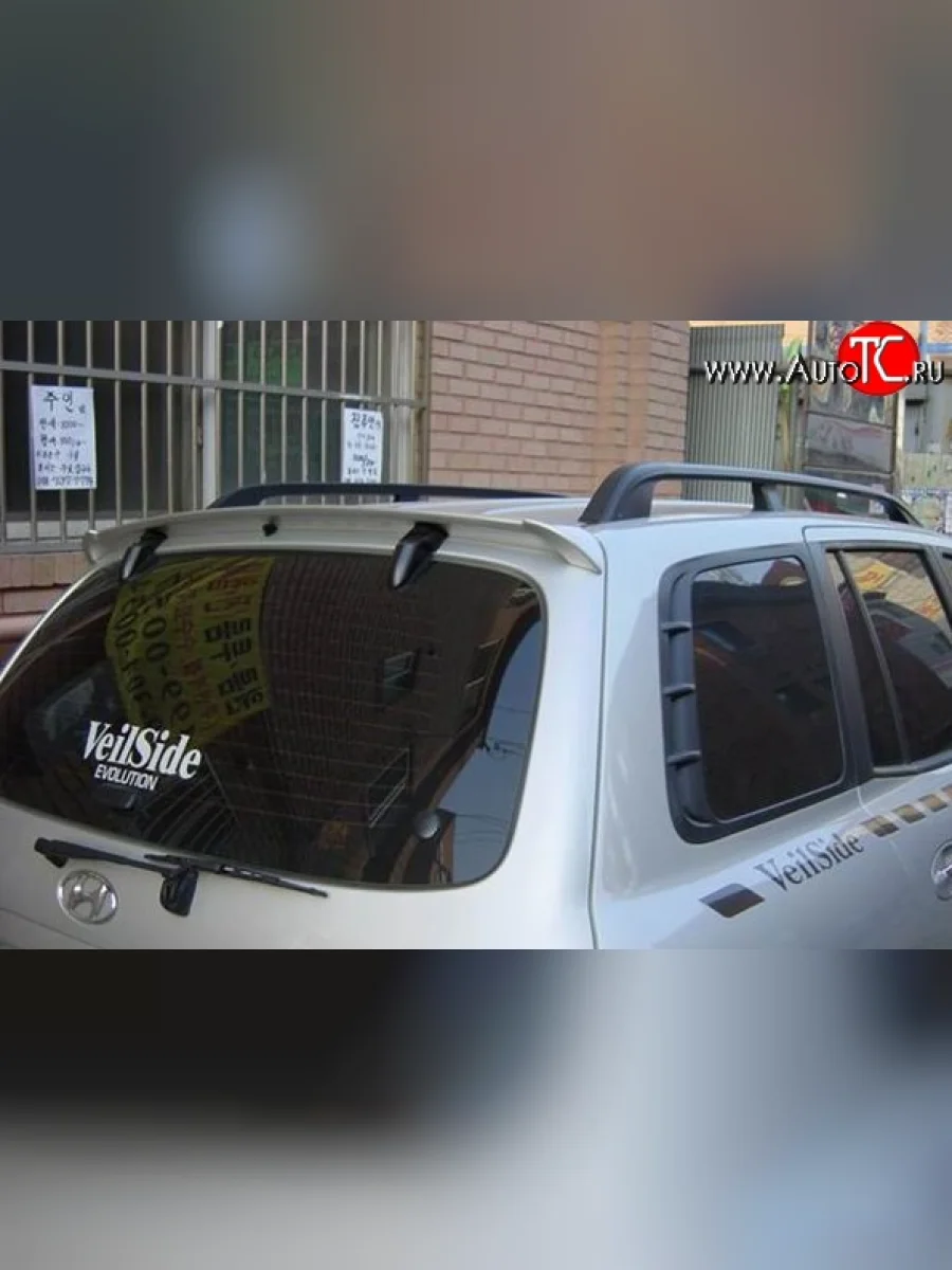 Спойлер M-VRS Hyundai Santa Fe SM (2000-2012) (Неокрашенный)  в Самаре Самарской области