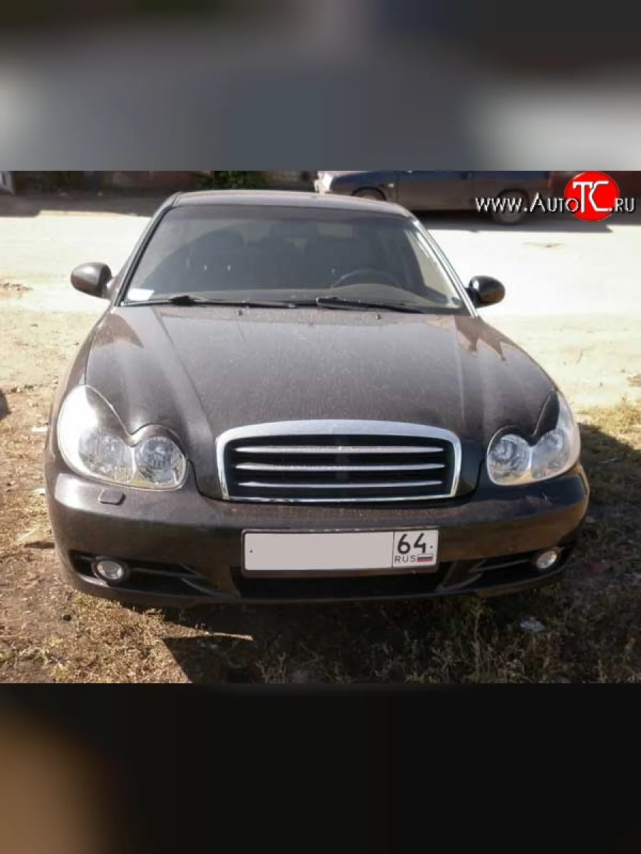 Реснички M-VRS Hyundai Sonata EF рестайлинг ТагАЗ (2001-2013) (Неокрашенные)  в Самаре Самарской области