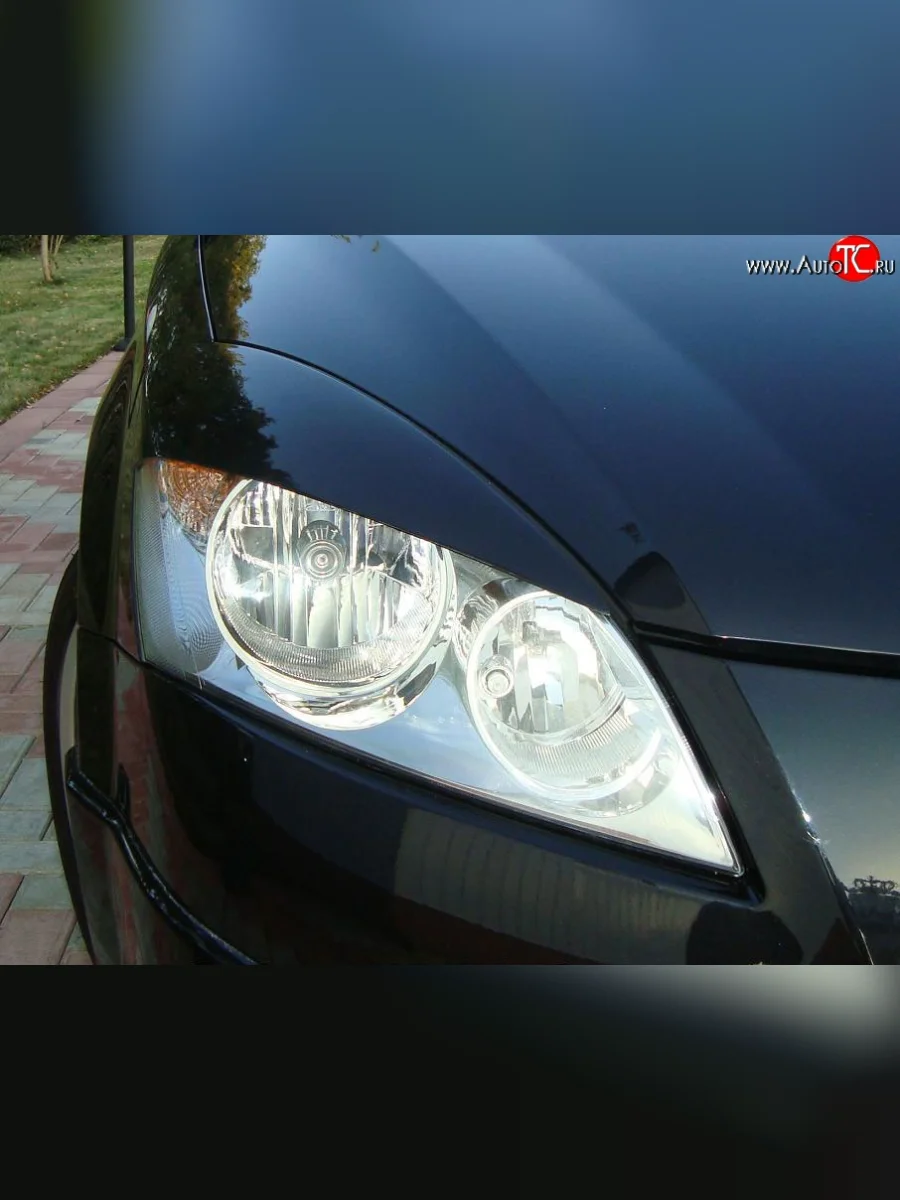 Реснички Sport KIA Ceed 1 ED дорестайлинг, хэтчбэк 5 дв. (2006-2010) (Неокрашенные)  в Самаре Самарской области