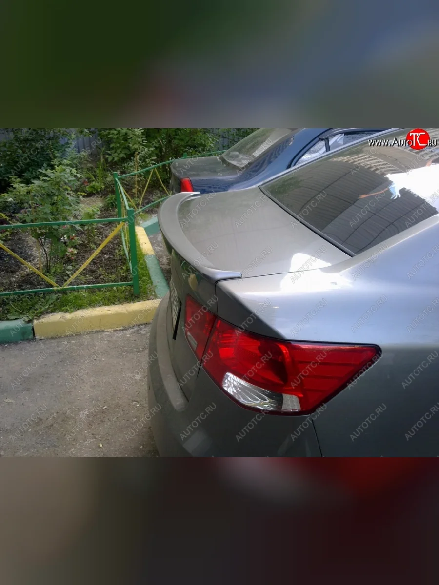 Лип спойлер АВТОКРАТ  KIA Cerato (2008-2013) 2 TD (Неокрашенный)  в Самаре Самарской области