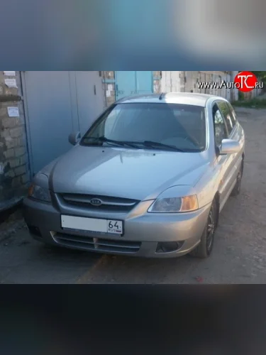 Реснички на фары (рестайлинг) M-VRS KIA Rio  1 DC (2002-2005) рестайлинг седан, рестайлинг универсал