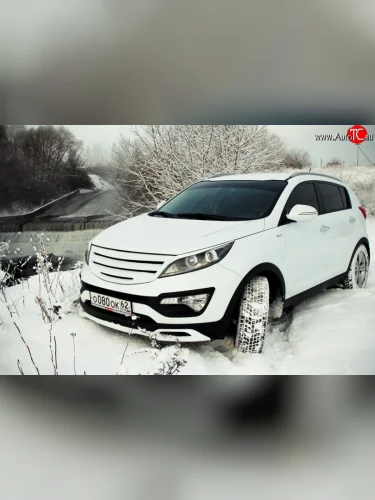 Накладка на передний бампер Ixion Style KIA Sportage  3 SL (2010-2014) дорестайлинг