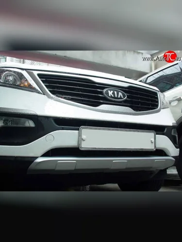Накладка на передний бампер Country-Road KIA Sportage  3 SL (2010-2014) дорестайлинг
