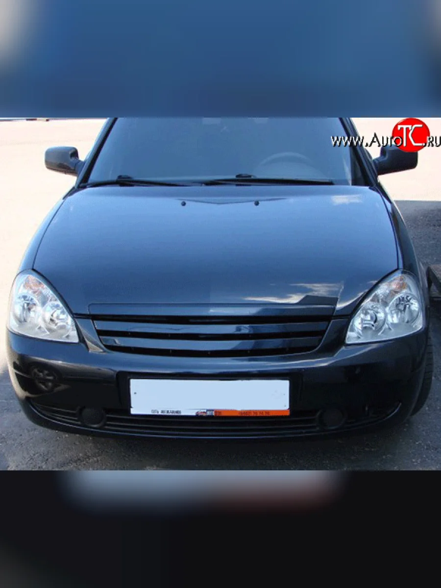 Радиаторная решётка M-VRS Лада ВАЗ Приора 2170 седан дорестайлинг (2007-2014) (Материал: стеклопластик, Неокрашенная)  в Самаре Самарской области