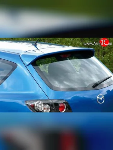 Спойлер M-VRS (без стоп-сигнала) Mazda 3/Axela BK дорестайлинг, хэтчбэк (2003-2006)