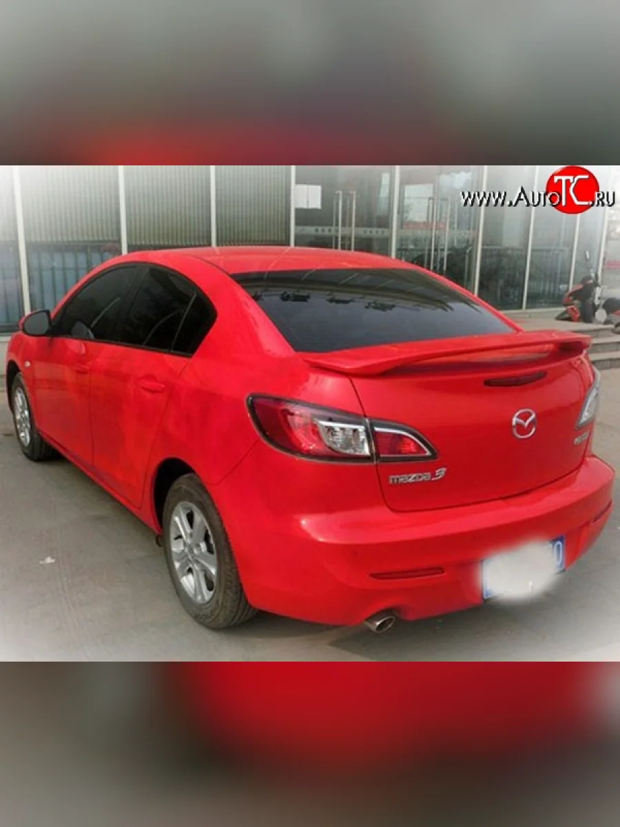 Спойлер M-VRS V2 Mazda 3/Axela BL дорестайлинг седан (2009-2011) (Неокрашенный)  в Перми Пермском крае