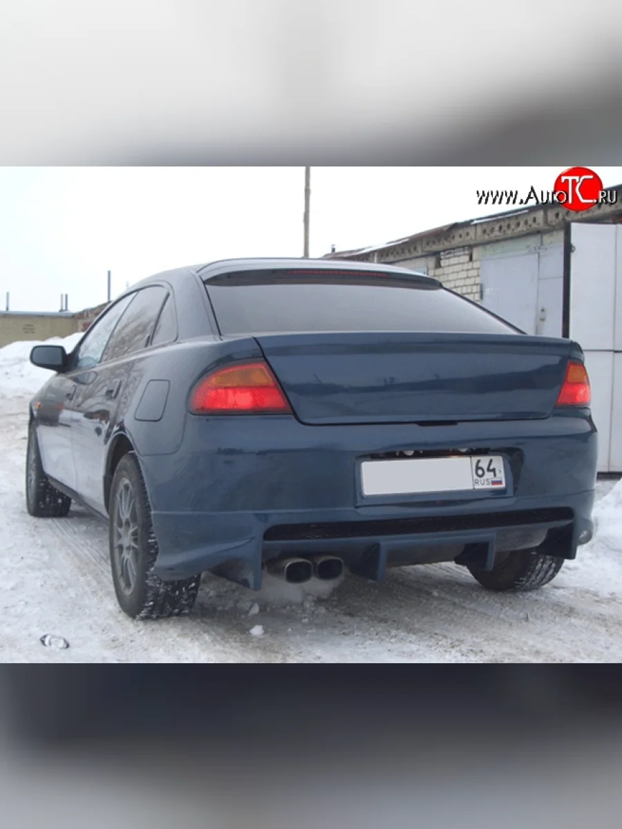 Накладка заднего бампера M-VRS Mazda 323 BA дорестайлинг седан (1994-1996) (Неокрашенная)  в Перми Пермском крае