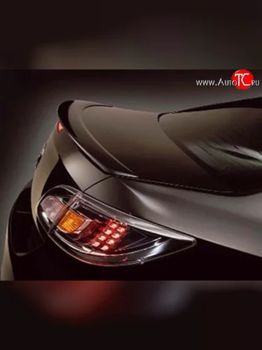Лип спойлер M-VRS Mazda 6 GH дорестайлинг седан (2007-2010)