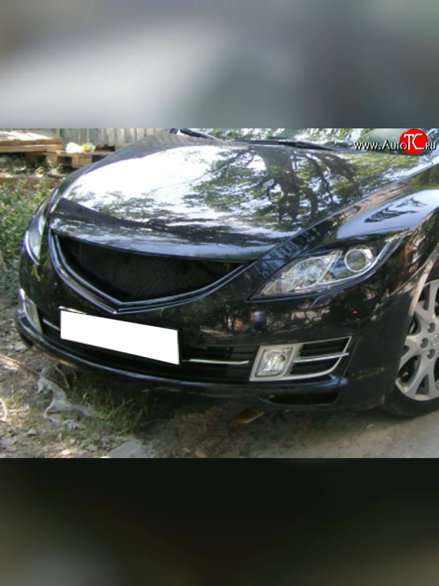 Решётка радиатора Racing Mazda 6 GH дорестайлинг лифтбэк (2007-2010) (Неокрашенная)  в Перми Пермском крае