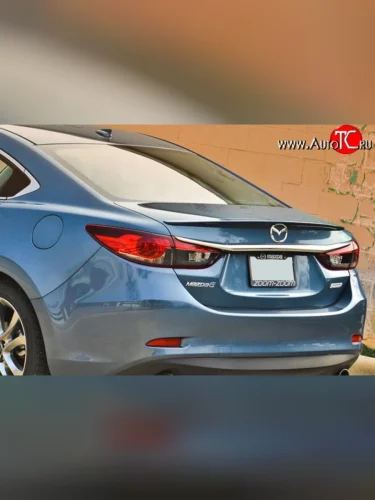 Лип спойлер M-VRS Mazda 6 GJ дорестайлинг седан (2012-2015)