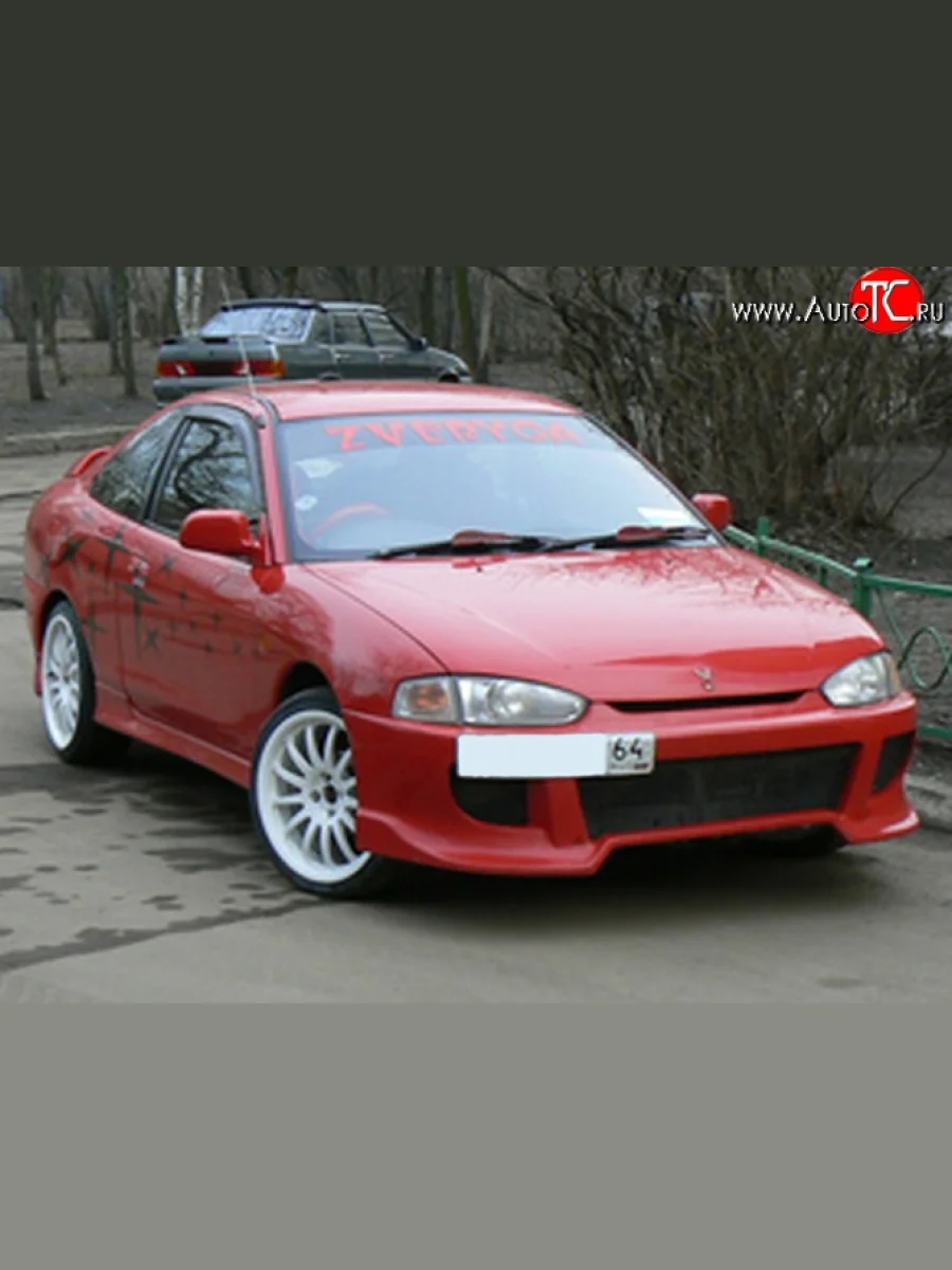 Передний бампер M-VRS Mitsubishi Colt CJ0 хэтчбэк 3 дв. (1995-2003) (Неокрашенный)  в Самаре Самарской области