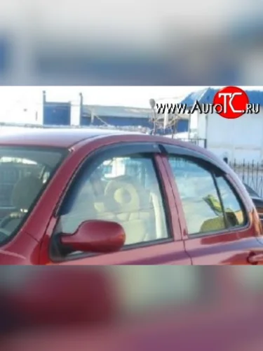 Комплект дефлекторов окон SkyLine Nissan Micra K11 5 дв. дорестайлинг (1992-2000)